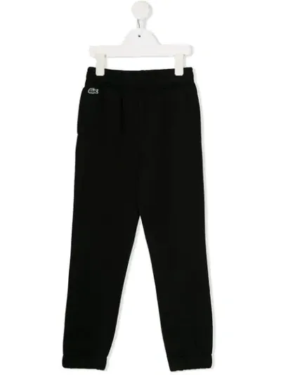 Lacoste Kids' Tjacky Joggers In Black