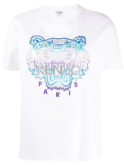 Kenzo Holiday Capsule Tiger T-shirt In White