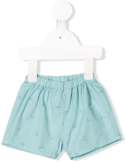 Knot Babies' Safari Shorts In Blue