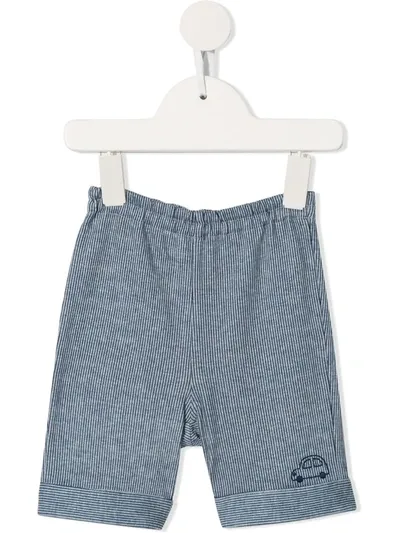 Familiar Babies' Striped Shorts In Grey