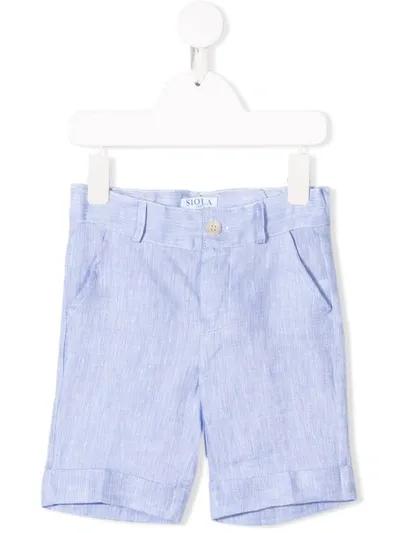 Siola Babies' Turn Up Cuff Shorts In Blue