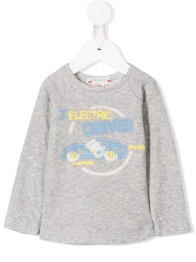 Bonpoint Babies' Electric Drive Jumper In Grey