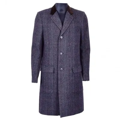 Pre-owned Dolce & Gabbana Wool Coat In Grey