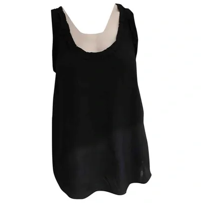 Pre-owned Joie Silk Vest In Black