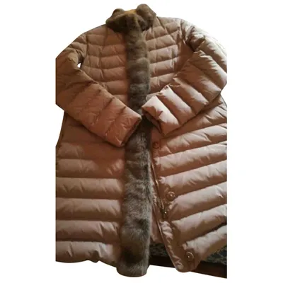 Pre-owned Moncler Coat In Grey