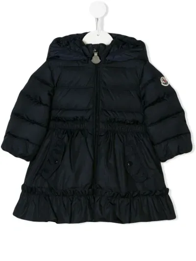 Moncler Babies' Klassischer Daunenmantel In Blue