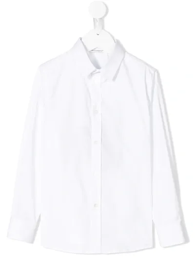 Dolce & Gabbana Kids' Classic Plain Shirt In White