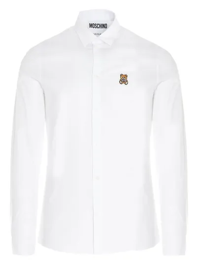 Moschino Teddy Bear Shirt In White