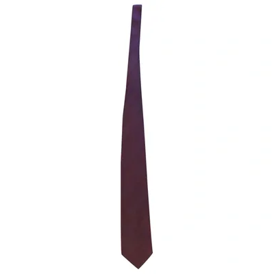 Pre-owned Romeo Gigli Silk Tie In Purple