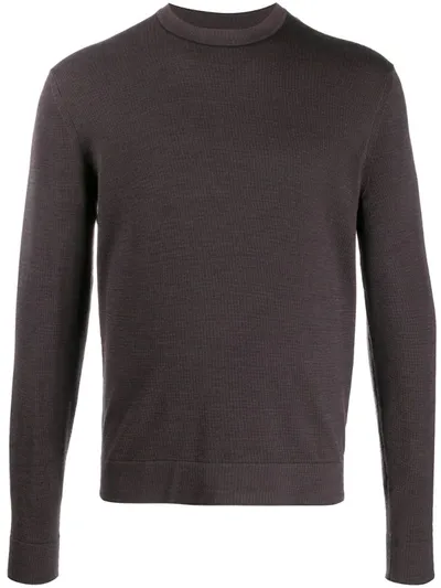 Ermenegildo Zegna Slim Fit Jumper In Brown