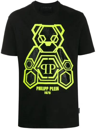 Philipp Plein Ss Teddy Bear Print T-shirt In Black