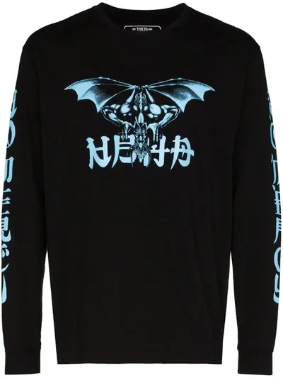 Neighborhood No Mercy Printed Sweatshirt In Black