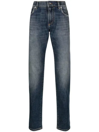 Dolce & Gabbana Dg Essentials Jeans In Blue