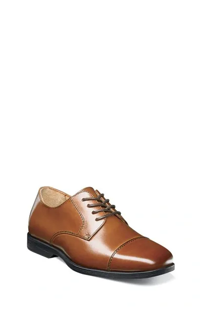 Florsheim Boys' Reveal Cap Toe Oxford Shoes - Toddler, Little Kid, Big Kid In Cognac