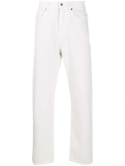 Mcq By Alexander Mcqueen Mid-rise Straight-leg Jeans In White