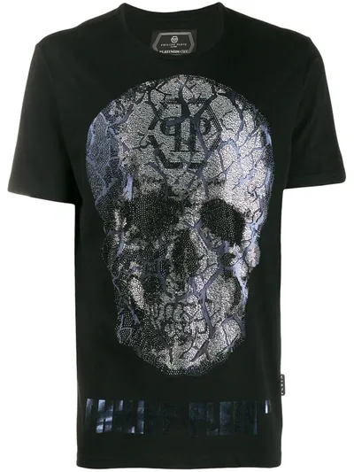 Philipp Plein Crew Neck T-shirt In Black