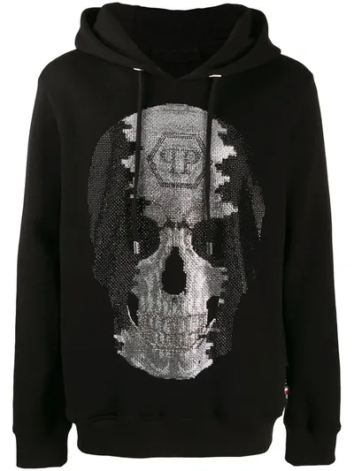 Philipp Plein Skull Sweat Jacket In Black