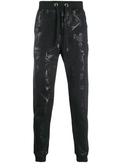 Philipp Plein Dollar Track Pants In Black