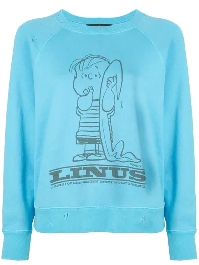 Marc Jacobs X Peanuts The Men's Sweatshirt In Blue