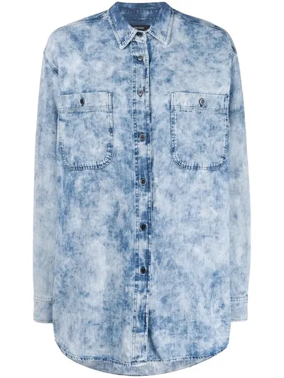 Isabel Marant Étoile Elynton Shirt In Blue