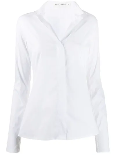 Lis Lareida Long-sleeve Fitted Shirt In White