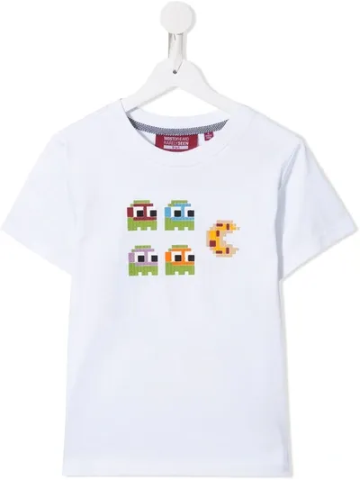 Mostly Heard Rarely Seen 8-bit Kids' Pacman Pizza T-shirt In White