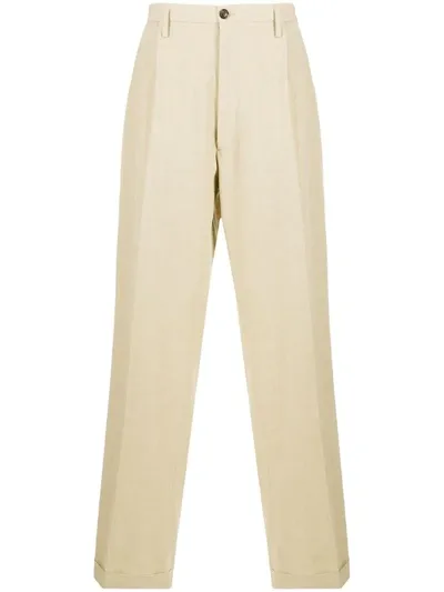 Maison Margiela Loose Fit Trousers In Neutrals