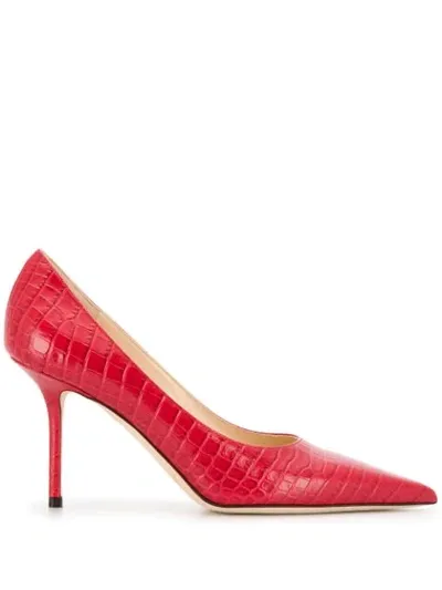 Jimmy Choo Love 85mm Pumps In Red