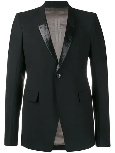 Rick Owens Black Slim-fit Blazer