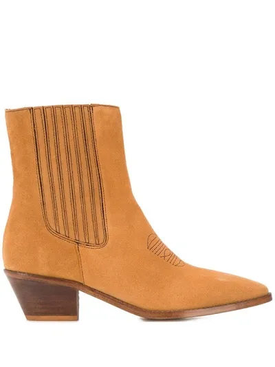 Zadig & Voltaire 55mm Tyler Elastic Boots In Brown