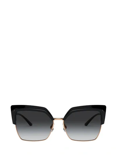 Dolce & Gabbana Dolce &amp; Gabbana Dg6126 Black Sunglasses In Light Grey Gradient Black