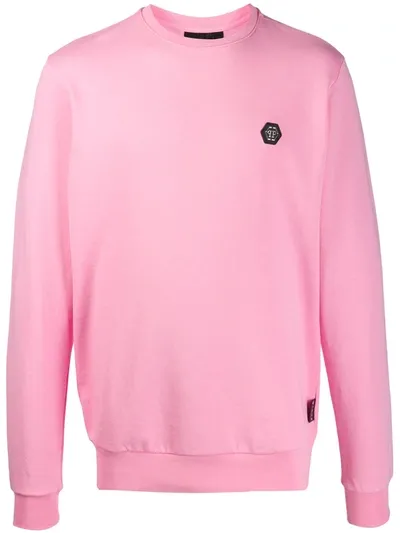 Philipp Plein Pink Paradise Logo Sweatshirt