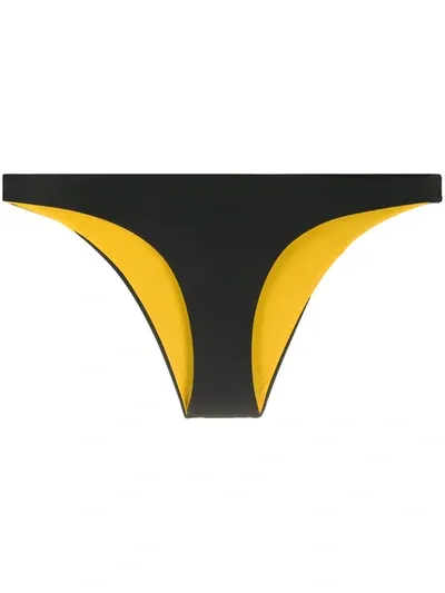 Dsquared2 Logo Print Bikini Bottoms In Black