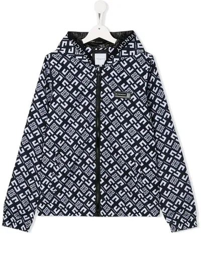 Givenchy Kids' Monogram Logo Jacket In White