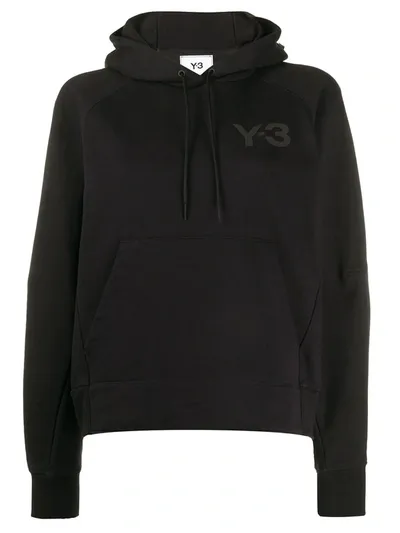 Y-3 Regular-fit Hoodie In Black