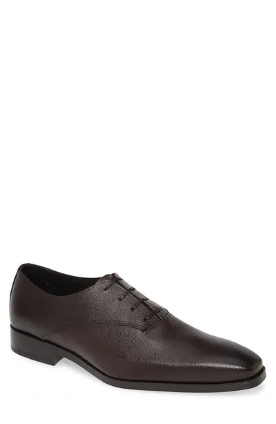 Kurt Geiger Verona Plain Toe Oxford In Wine