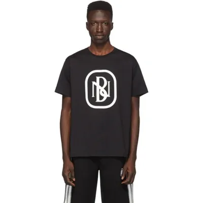 Neil Barrett Logo-print Cotton-jersey T-shirt In Black