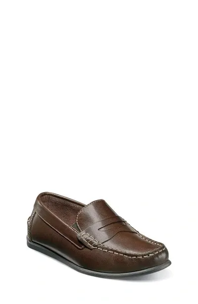 Florsheim Kids' Toddler, Little And Big Boy Jasper Driver, Jr. Shoes In Brown