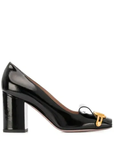 Valentino Garavani Vlogo 80mm Pumps In Black