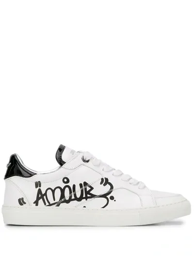 Zadig & Voltaire Zv1747 Amour Low-top Sneakers In White