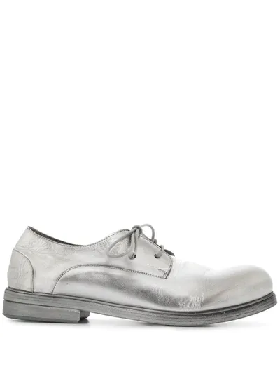 Marsèll Metallic Low Heel Shoes In Silver