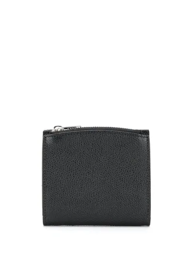 Maison Margiela Logo Card Holder In Black