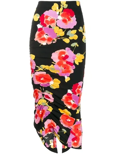 Essentiel Antwerp Vignol All Over Print Skirt In Jazzy Pink