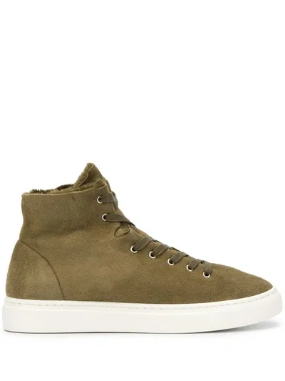 Officine Creative Leggera 102 High-top Sneakers In Green