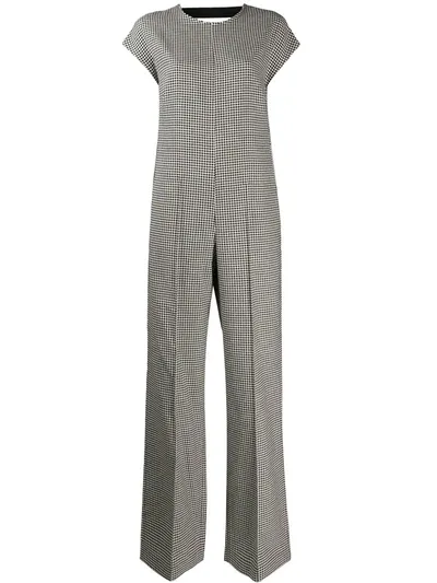 Golden Goose Narumi Checked Jumpsuit In White