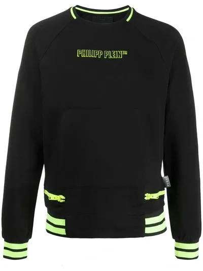 Philipp Plein Embossed Logo Sweatshirt In Black