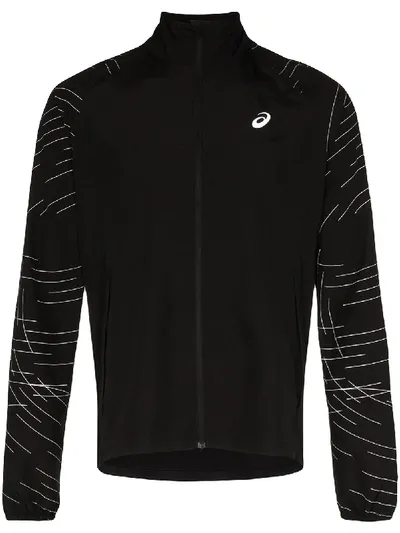 Asics Night Track Jacket In Black