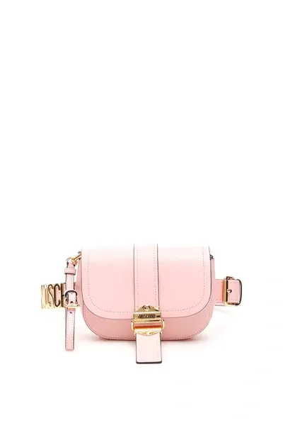 Moschino Logo Beltbag In Pink