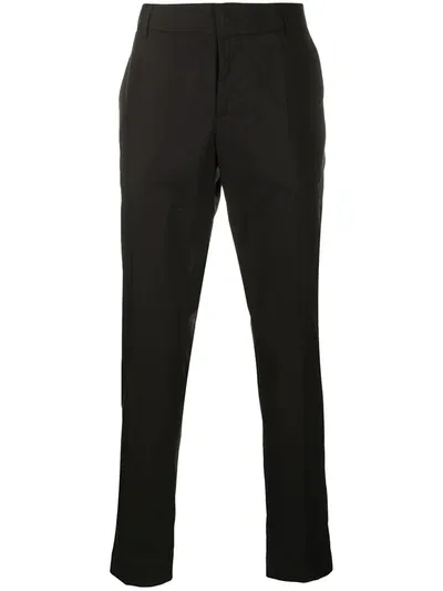 Daniele Alessandrini Plain Slim Chinos In Black