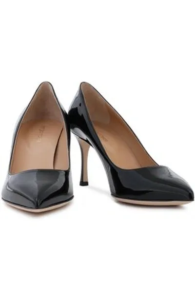 Sergio Rossi Godiva Patent-leather Pumps In Black